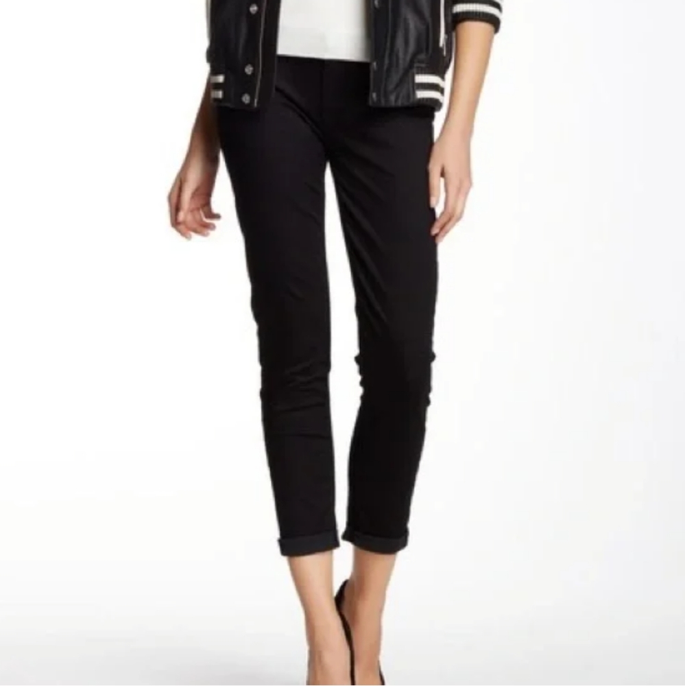 Hudson Harkin Crop Skinny Cuff Jeans